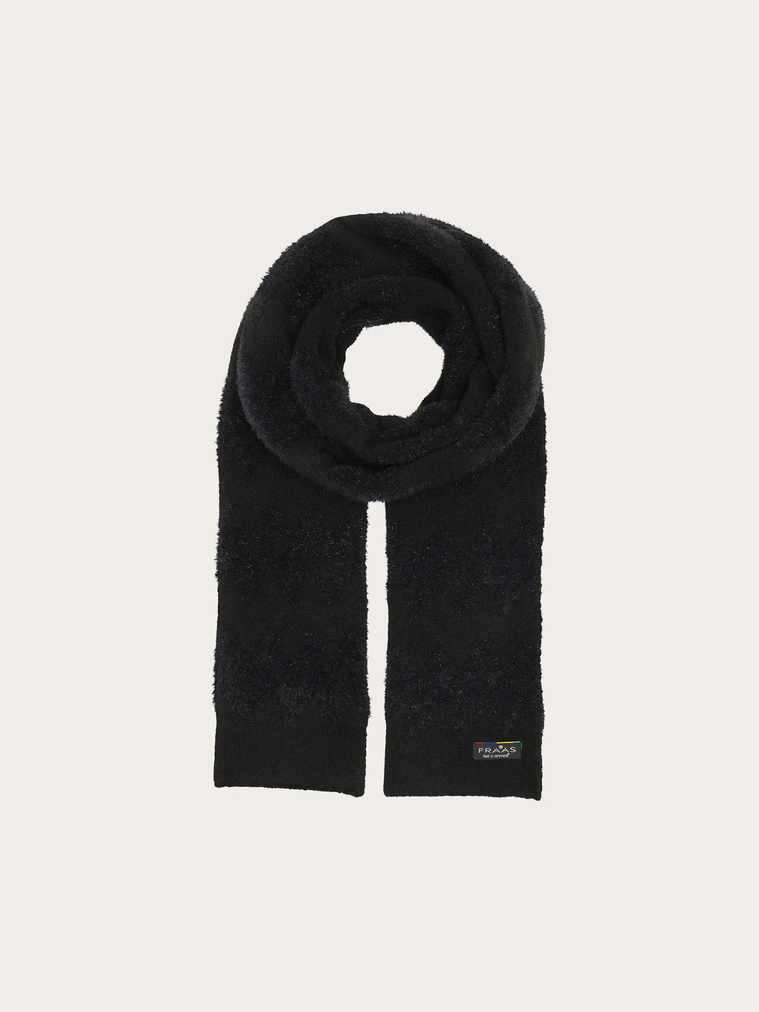 Cashmink-Schal mit zart glitzerndem Zickzack-Muster