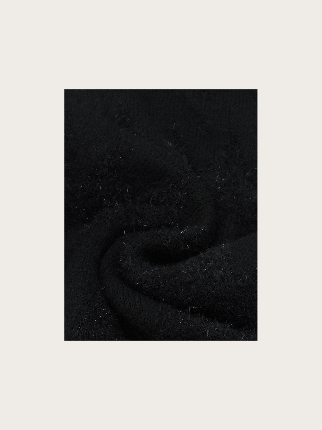 Cashmink-Schal mit zart glitzerndem Zickzack-Muster