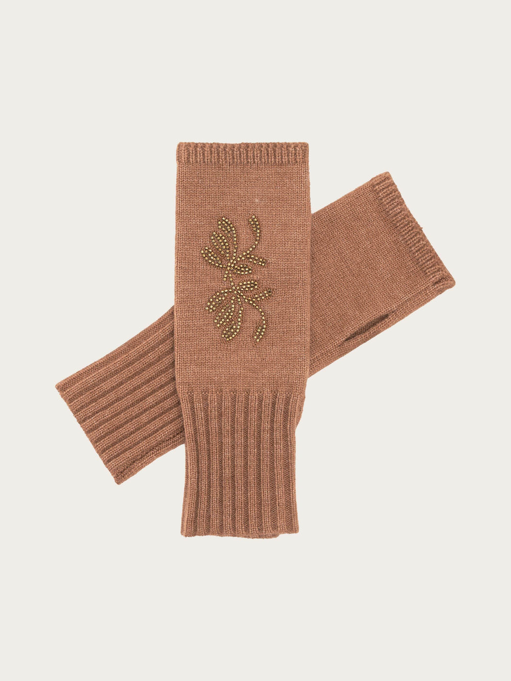 Handstulpen mit elegantem Perlenmuster