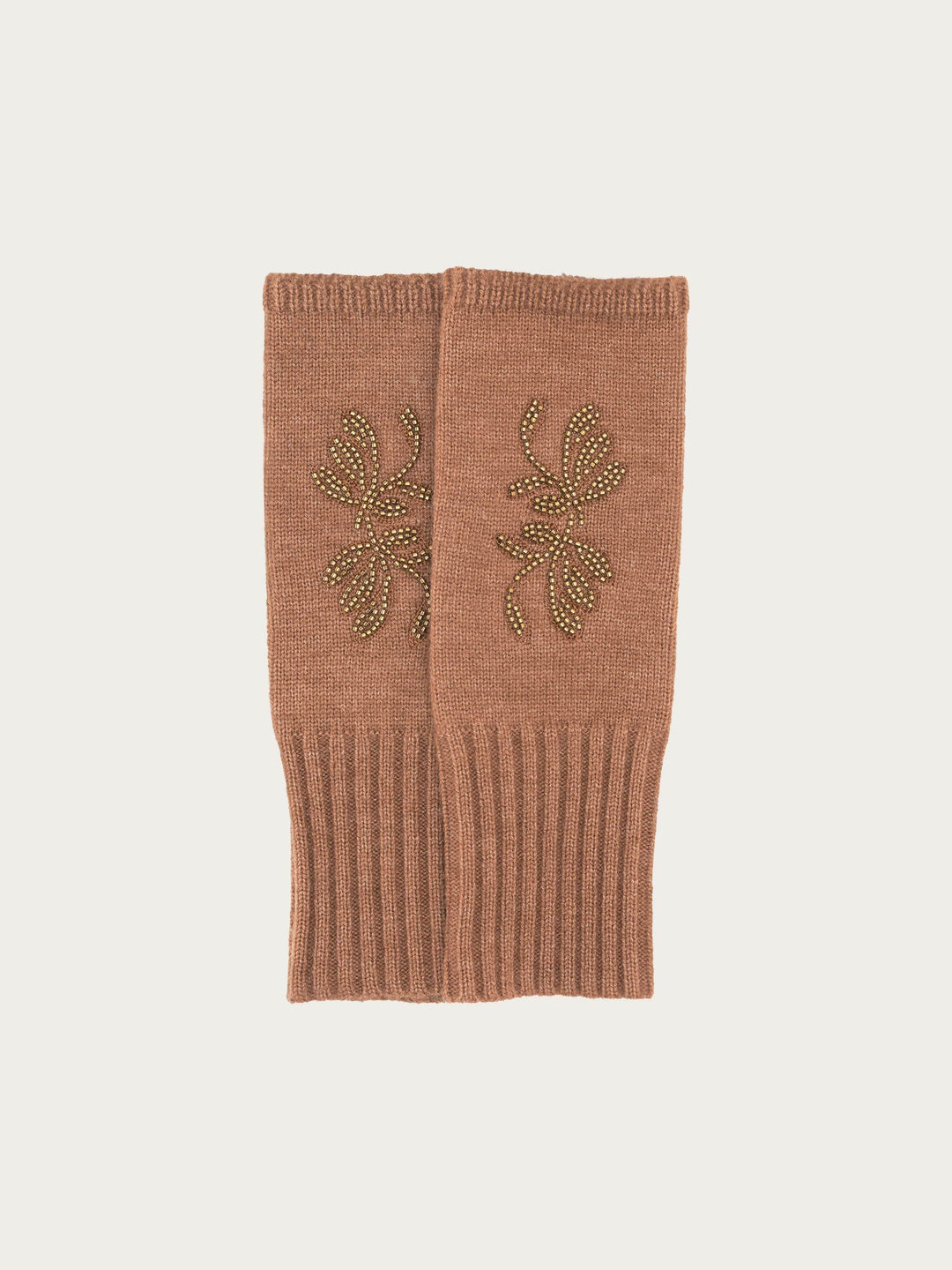 Handstulpen mit elegantem Perlenmuster