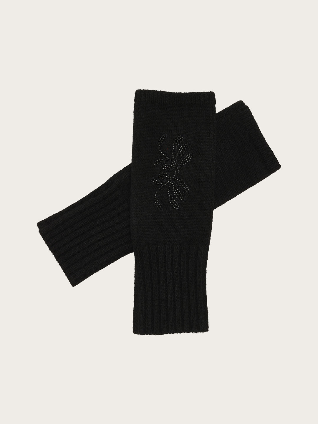 Handstulpen mit elegantem Perlenmuster