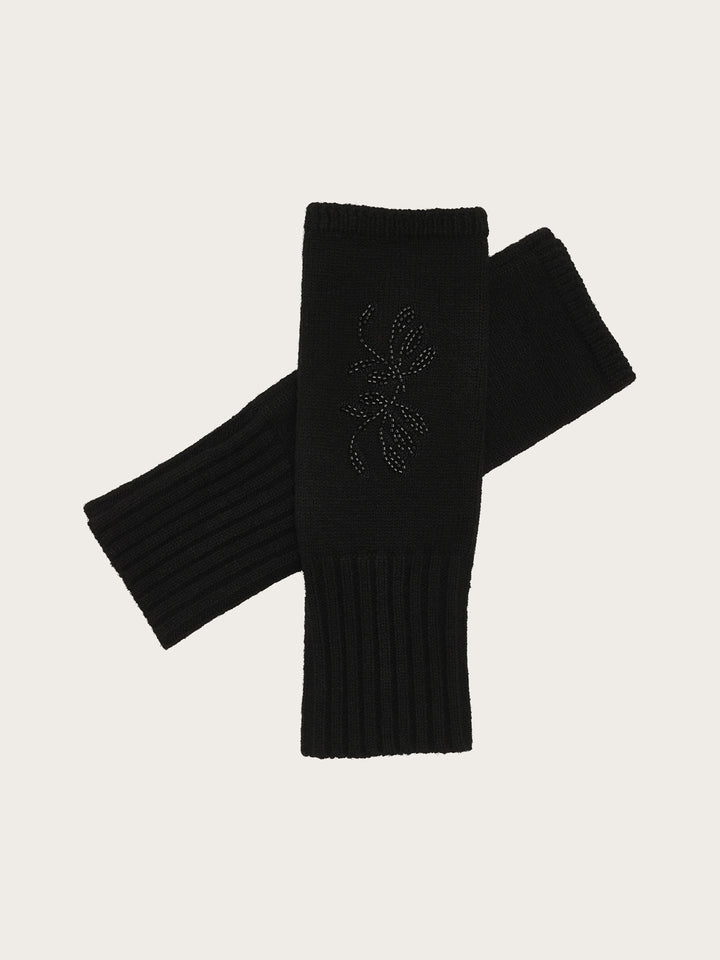Handstulpen mit elegantem Perlenmuster