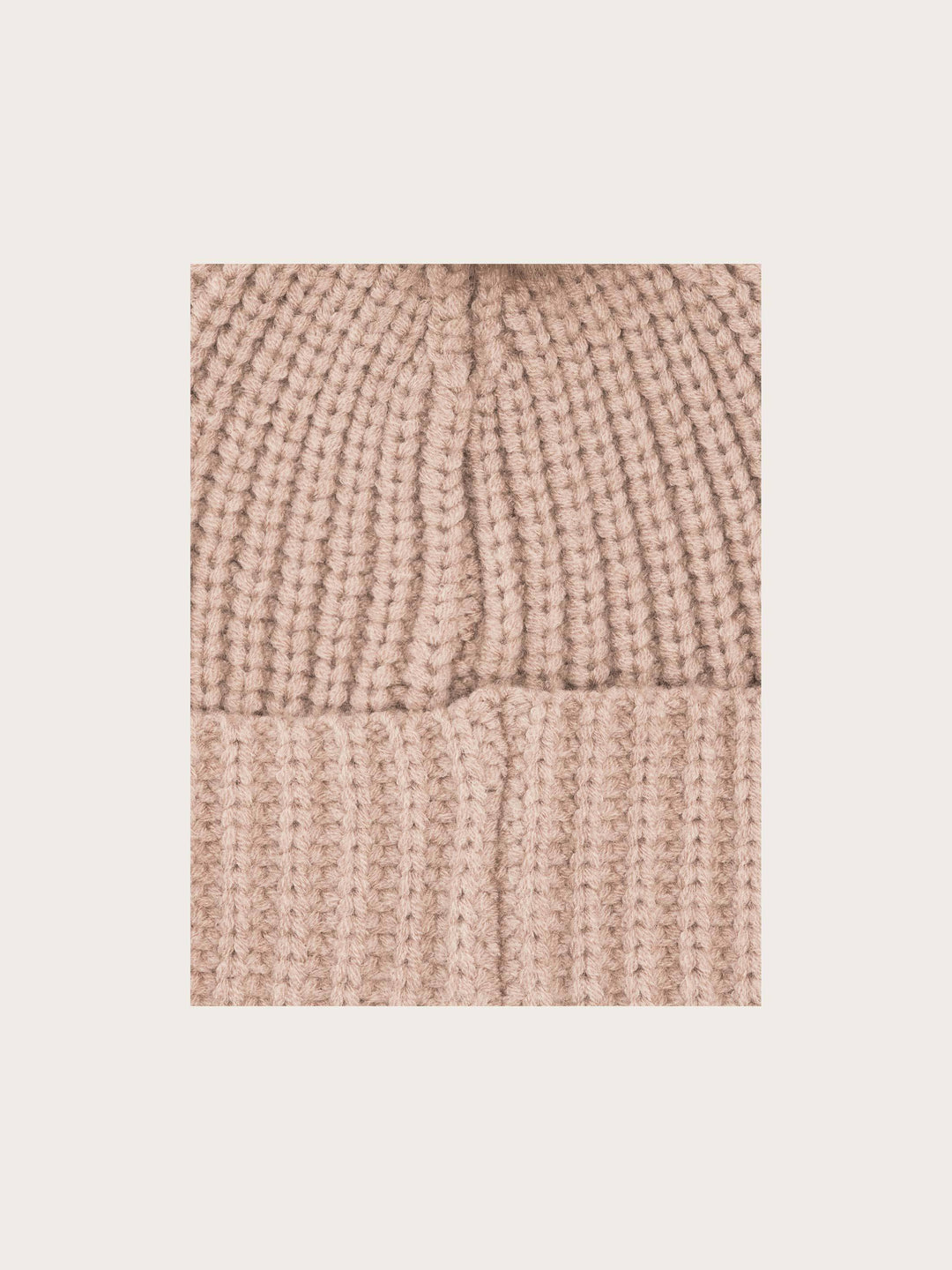 Loevenich Strickmütze mit Fake Fur Pompon