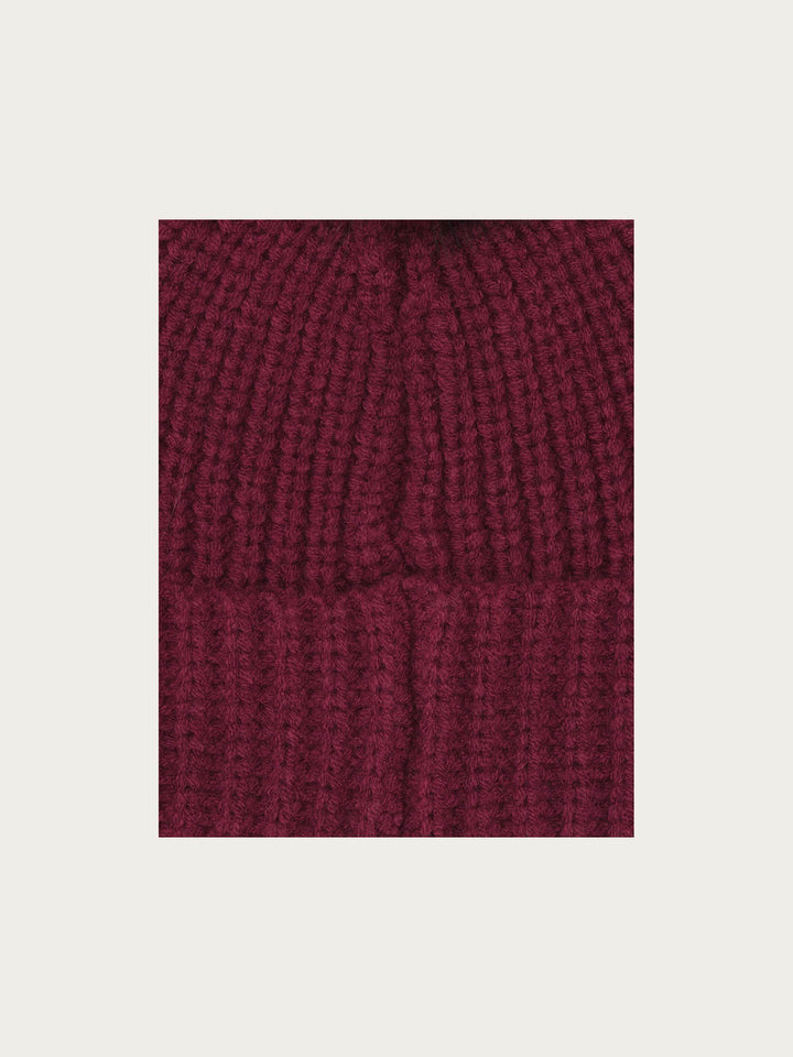 Loevenich Strickmütze mit Fake Fur Pompon