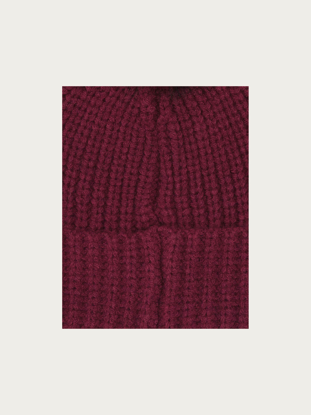 Loevenich Strickmütze mit Fake Fur Pompon