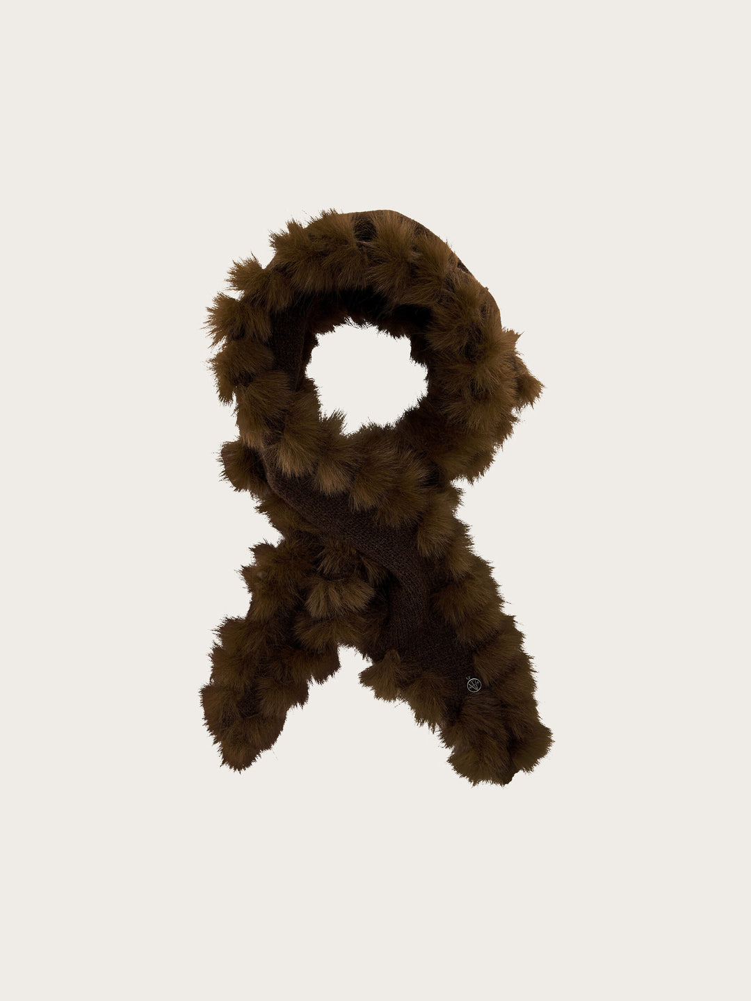 Loevenich Strickschal mit Fake Fur Rand