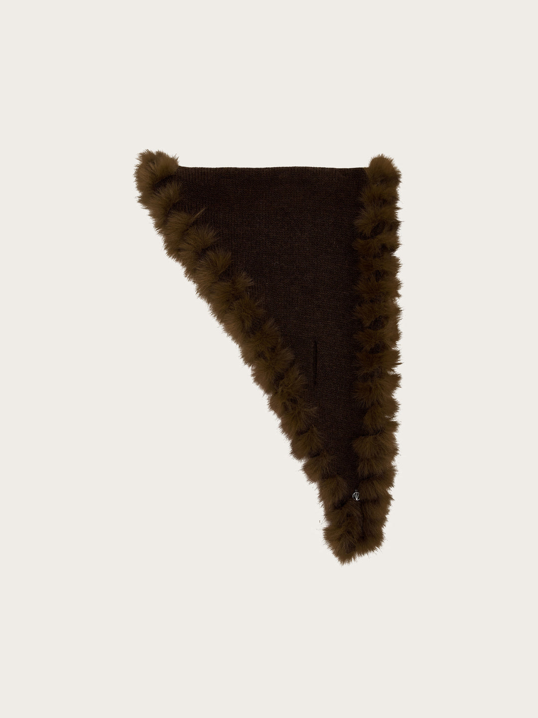 Loevenich Strickschal mit Fake Fur Rand
