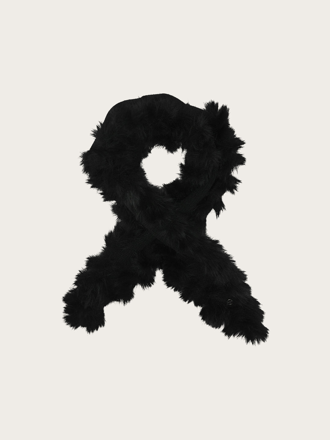 Loevenich Strickschal mit Fake Fur Rand