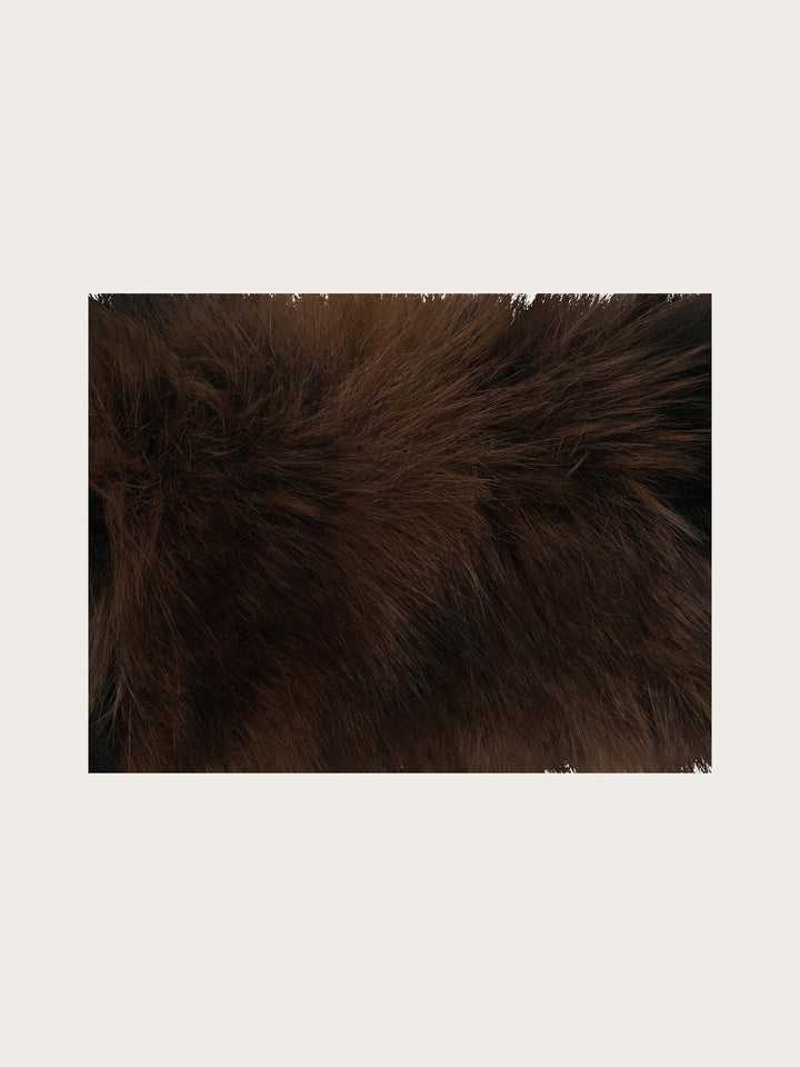 Loevenich Fake Fur Stirnband in Patchwork-Optik