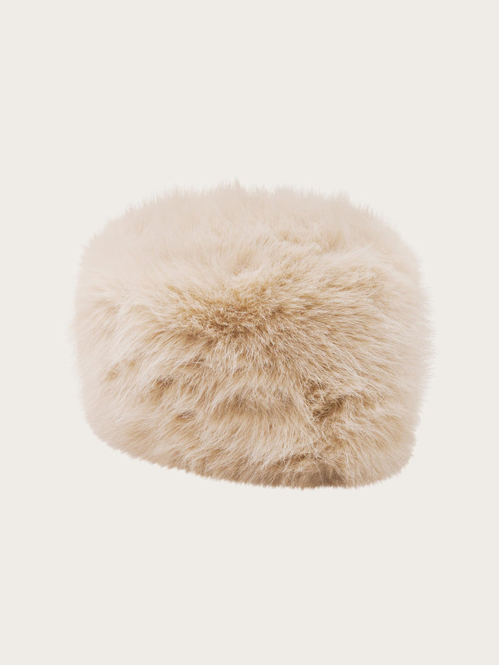 Loevenich Fake Fur Hut in moderner Pillbox-Form