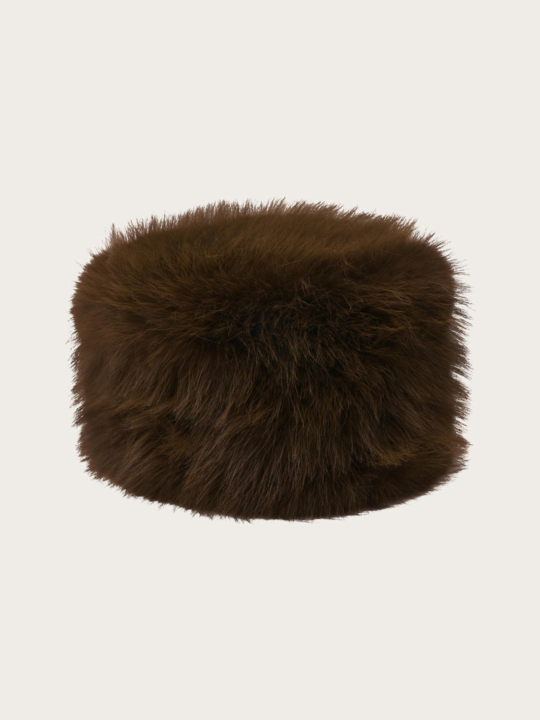 Loevenich Fake Fur Hut in moderner Pillbox-Form