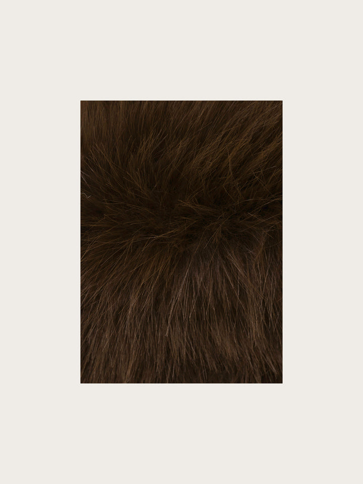 Loevenich Fake Fur Hut in moderner Pillbox-Form