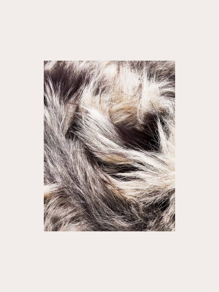 Loevenich Fake Fur Schal in Patchwork-Optik