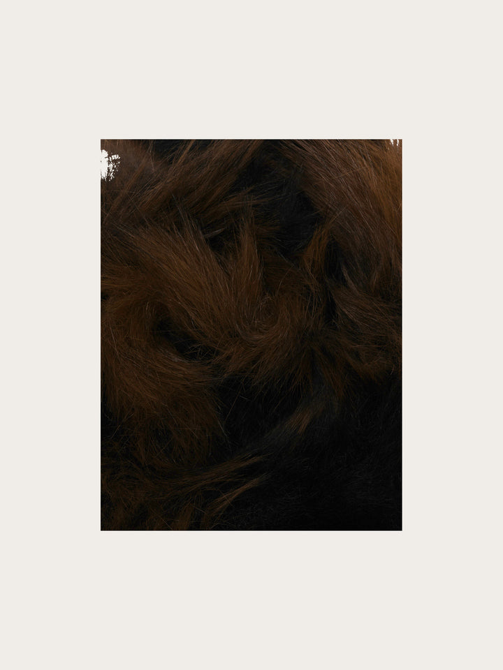 Loevenich Fake Fur Schal in Patchwork-Optik