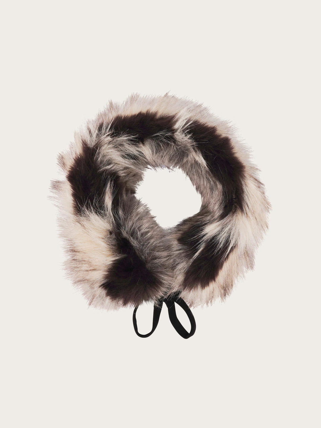 Loevenich Fake Fur Kragen in Patchwork-Optik