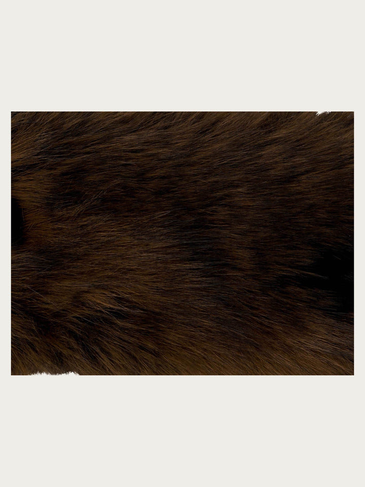 Loevenich Fake Fur Kragen in Patchwork-Optik