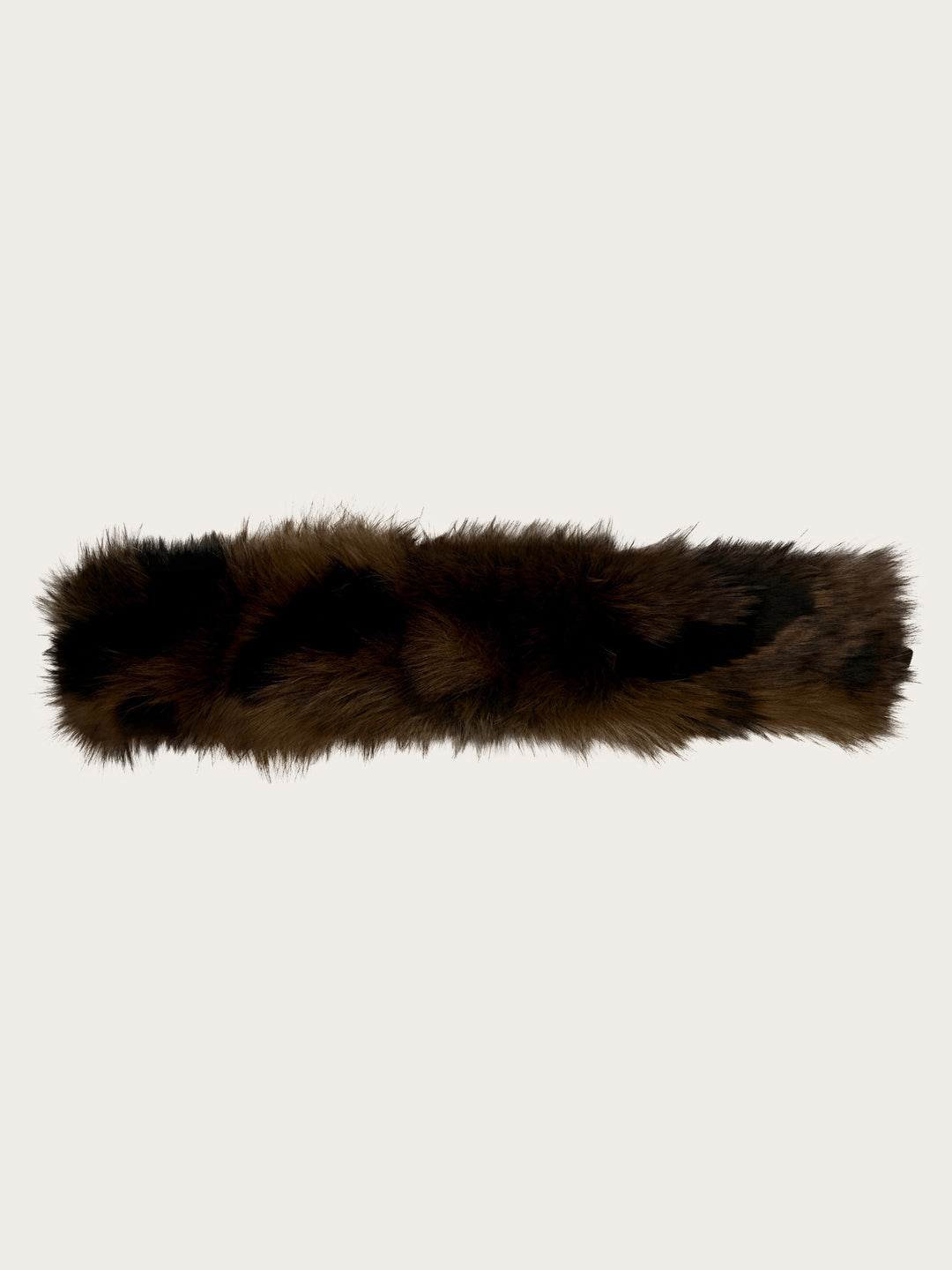 Loevenich Fake Fur Kragen in Patchwork-Optik