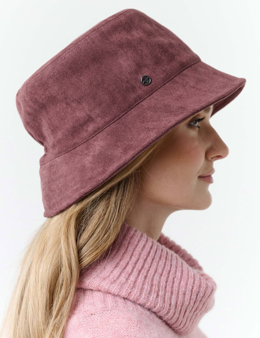 Loevenich Bucket Hat aus Wildleder-Imitat