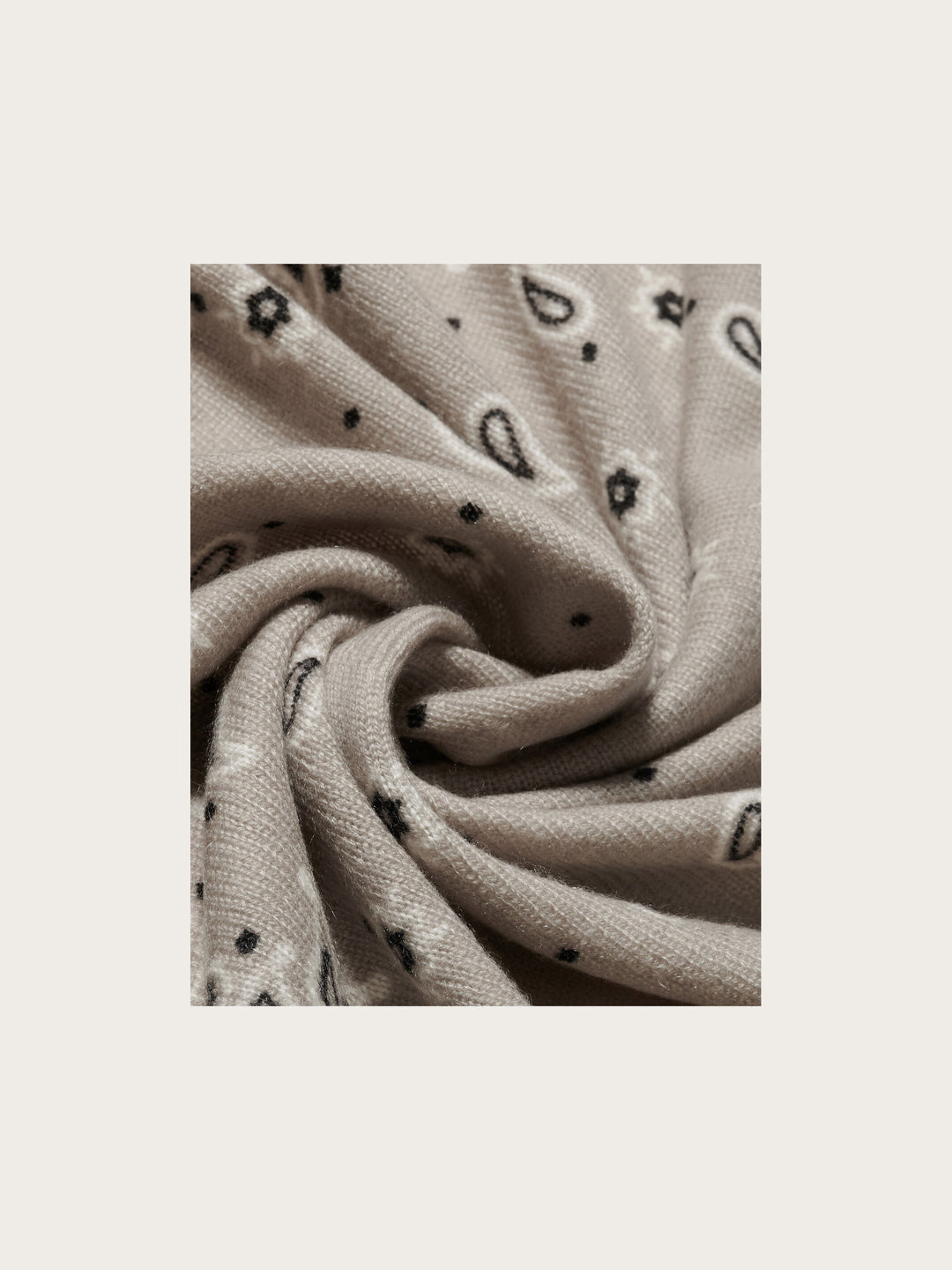 Kaschmir-Nickituch mit Paisley-Design