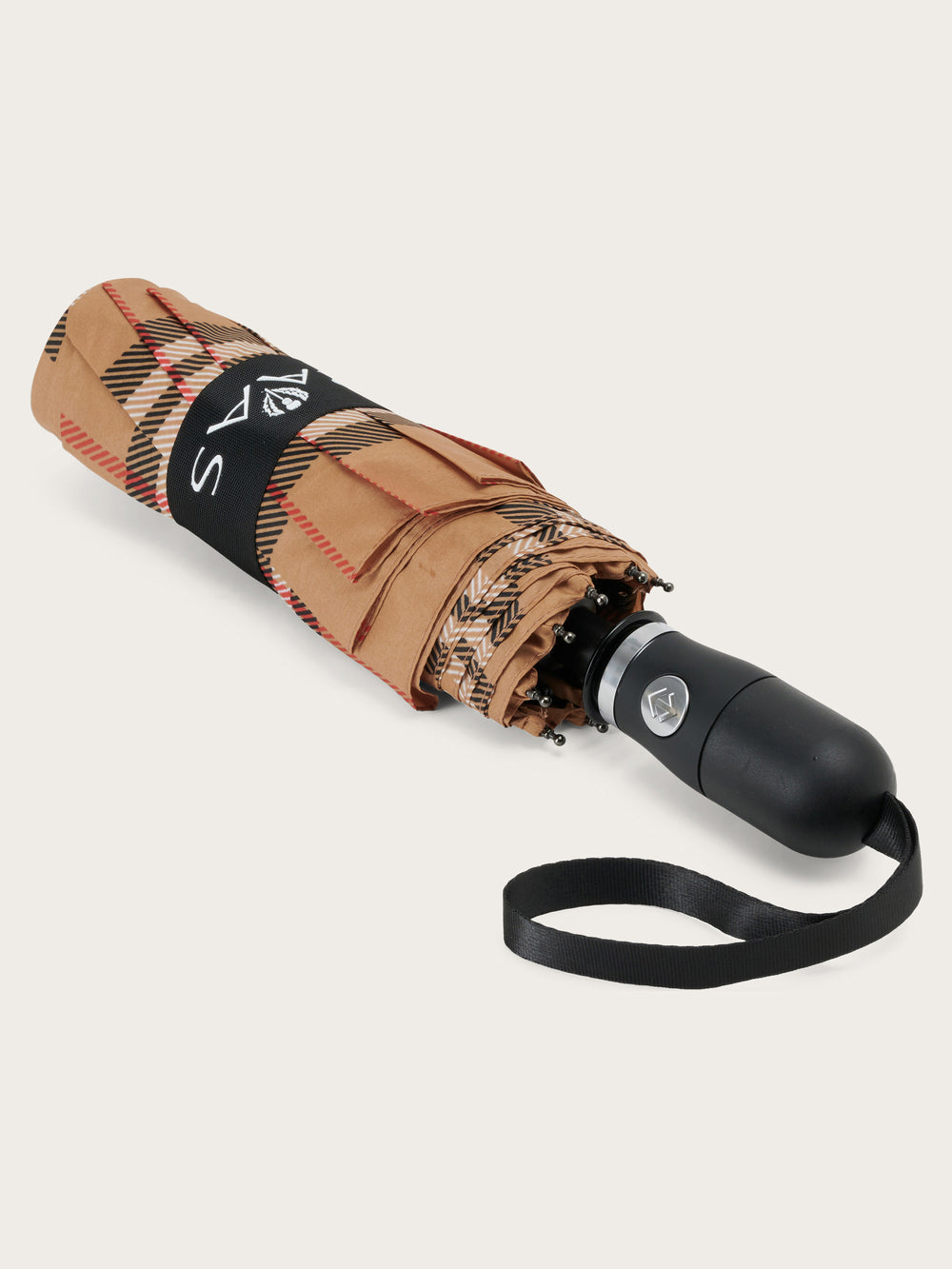 Regenschirm mit FRAAS Plaid Karo und Auf-Zu-Automatik
