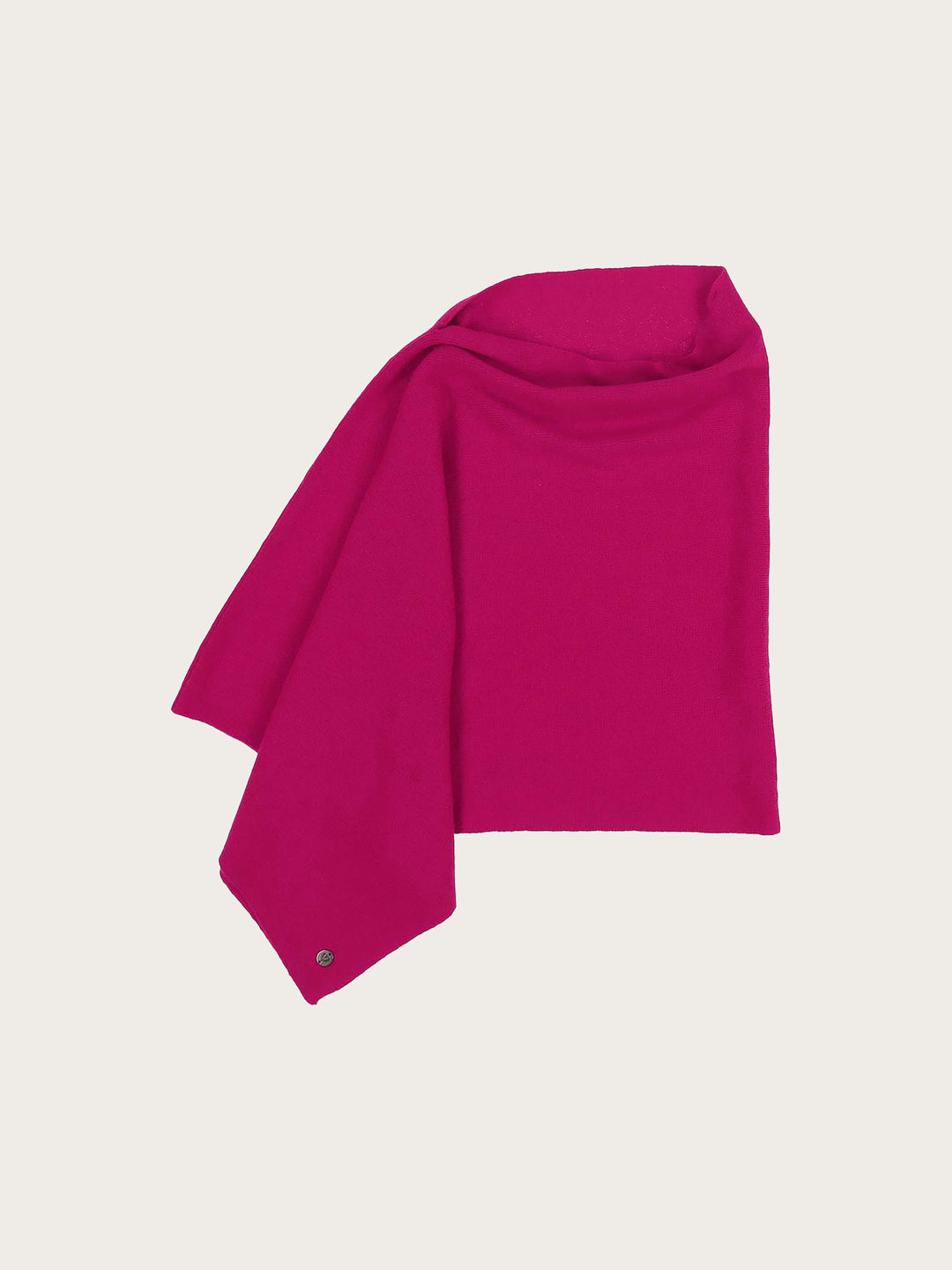 Kurzer, einfarbiger Poncho