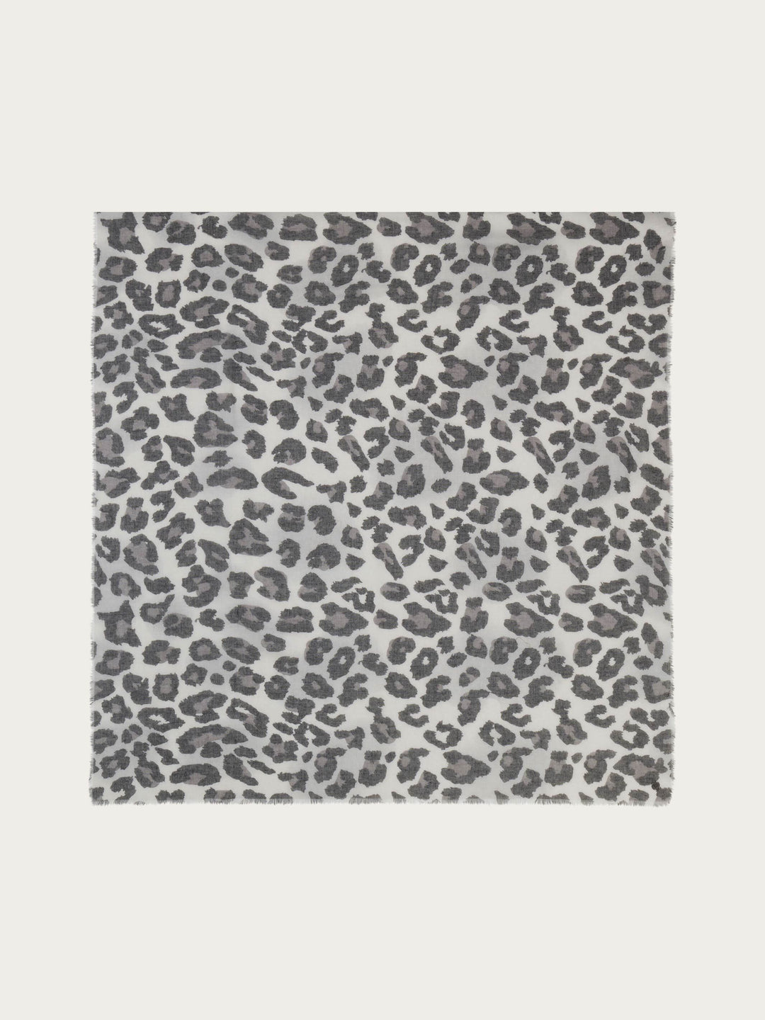 Leichte Stola mit Leo-Print