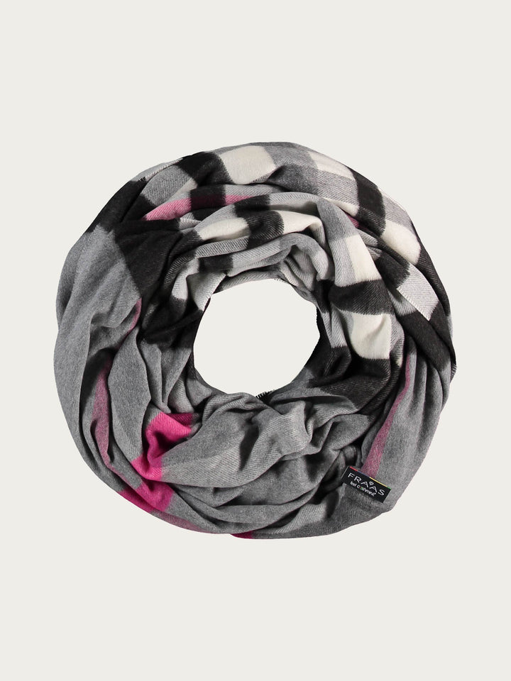Cashmink-Loop mit FRAAS Plaid Karo