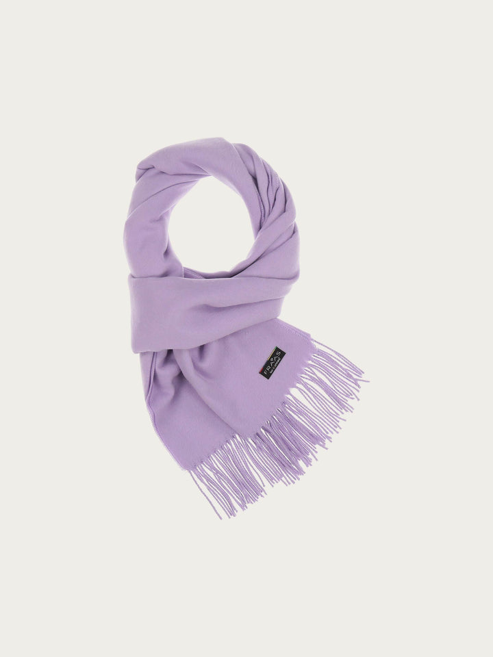 Breiter einfarbiger Cashmink Schal