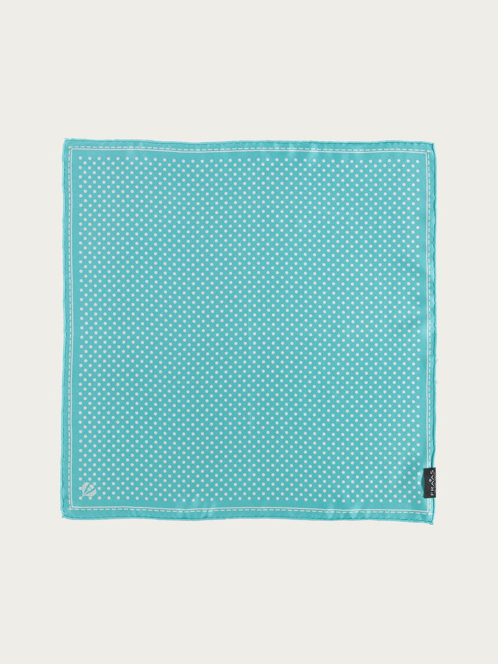 Gepunktetes Nickituch aus reiner Seide