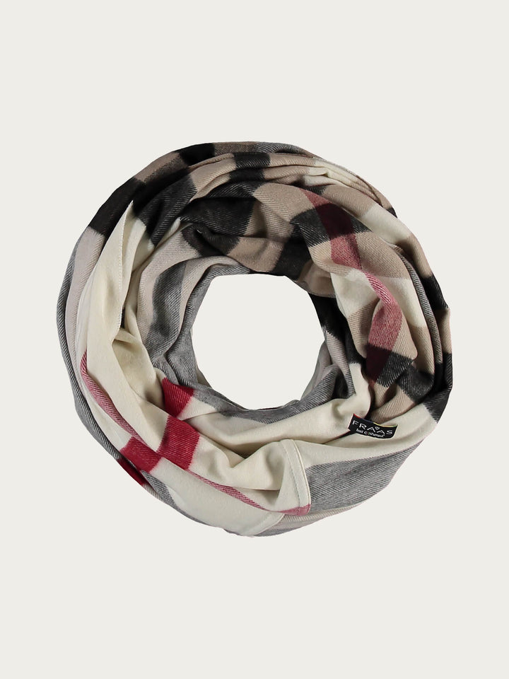 Cashmink-Loop mit FRAAS Plaid Karo