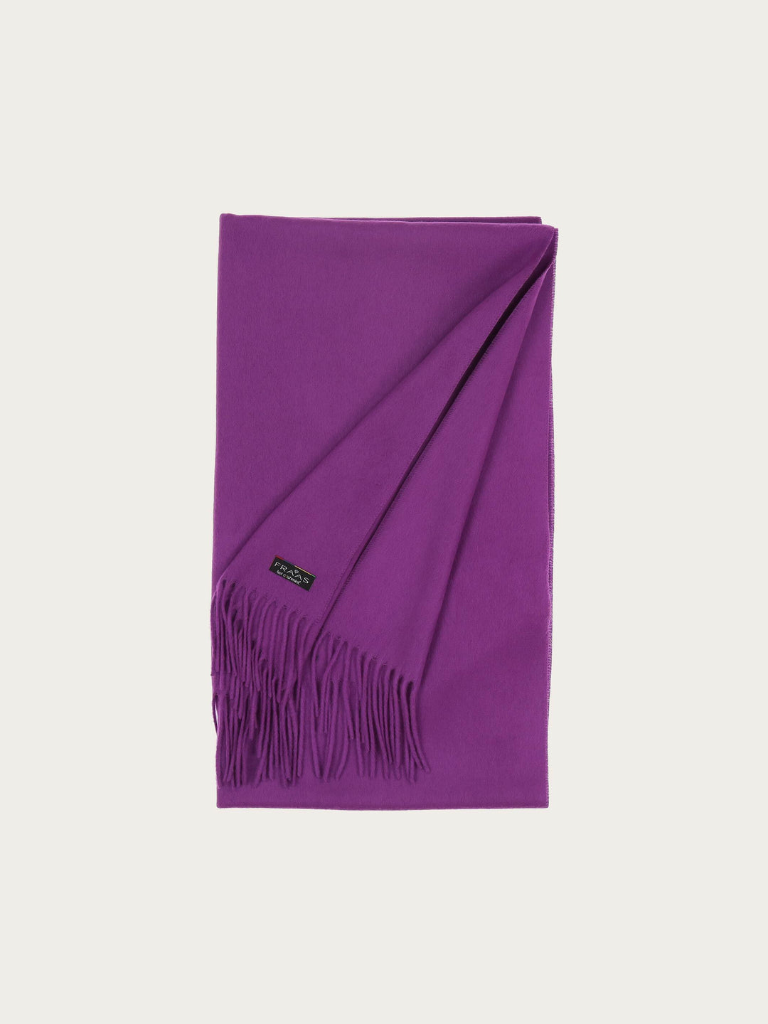Breiter einfarbiger Cashmink Schal, 56 cm