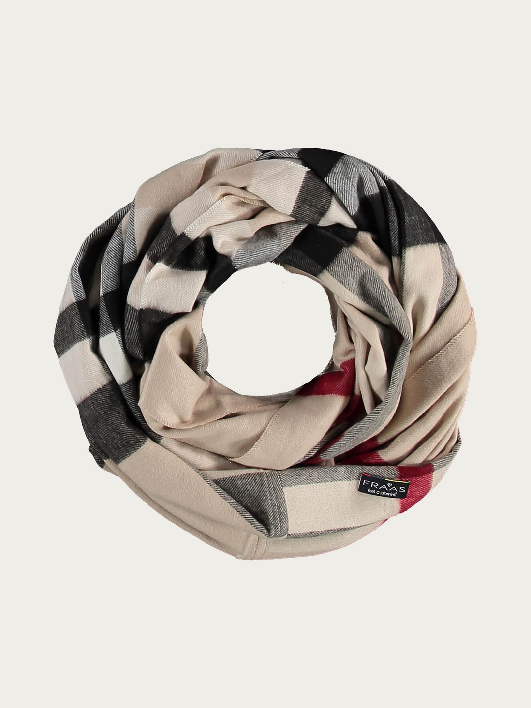 Cashmink-Loop mit FRAAS Plaid Karo