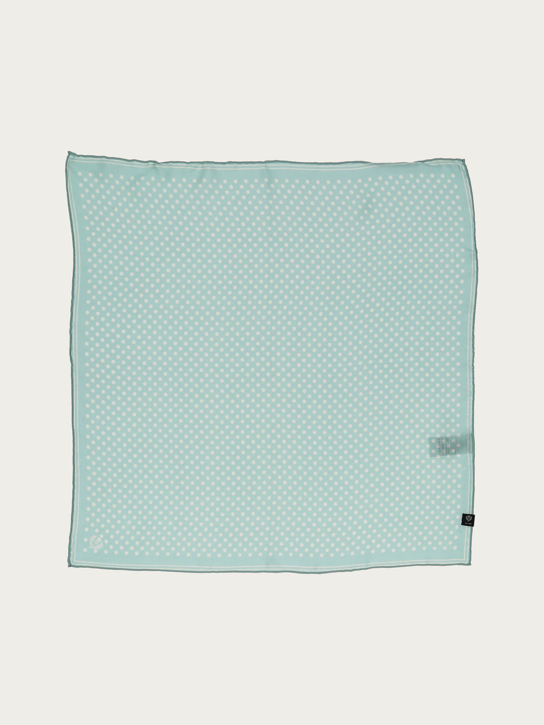 Gepunktetes Nickituch aus reiner Seide