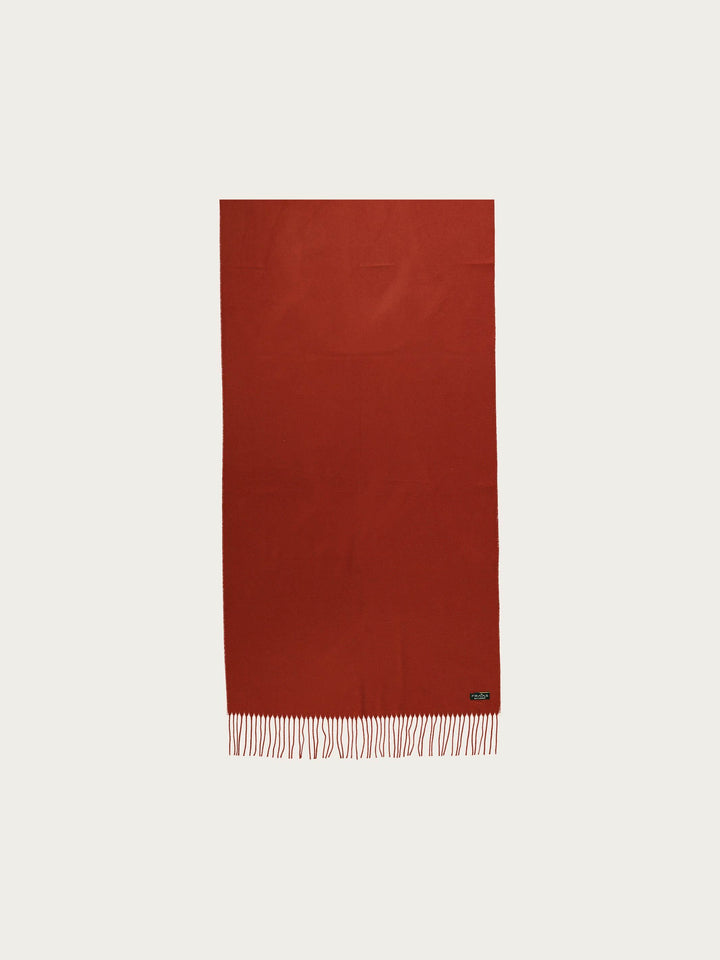 Breiter einfarbiger Cashmink Schal, 56 cm