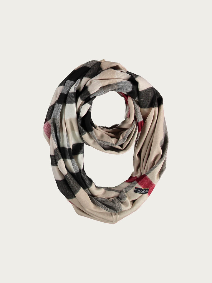 Cashmink-Loop mit FRAAS Plaid Karo