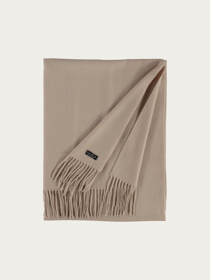 Breiter einfarbiger Cashmink Schal, 56 cm