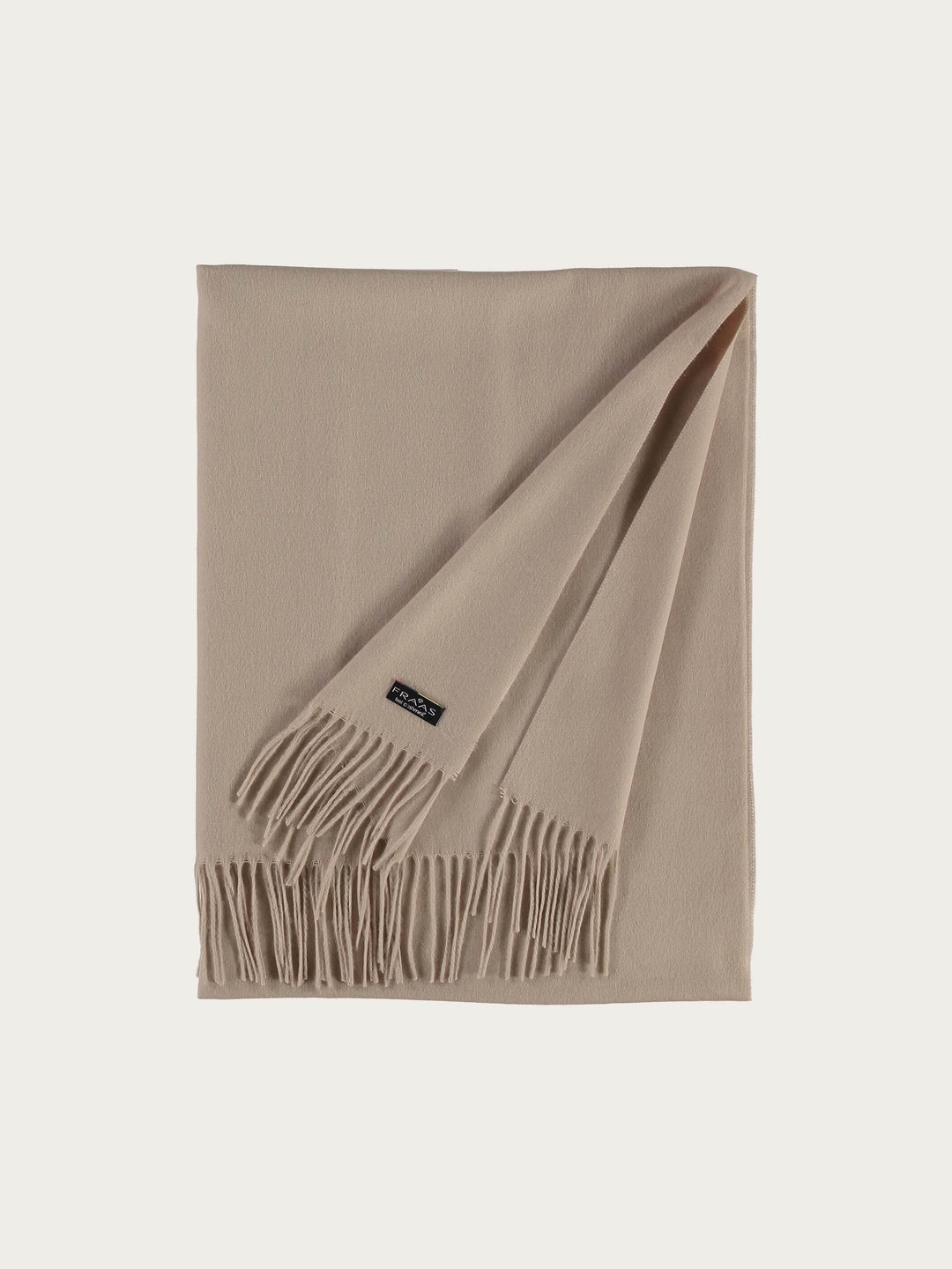 Breiter einfarbiger Cashmink Schal, 56 cm