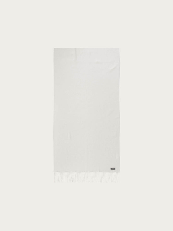 Breiter einfarbiger Cashmink Schal, 56 cm