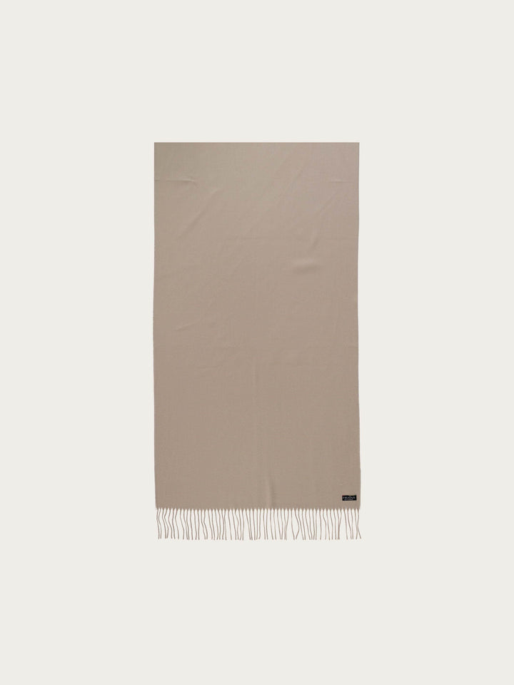Breiter einfarbiger Cashmink Schal, 56 cm