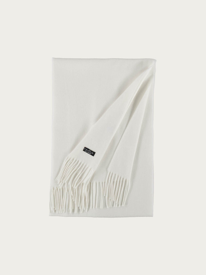 Breiter einfarbiger Cashmink Schal, 56 cm