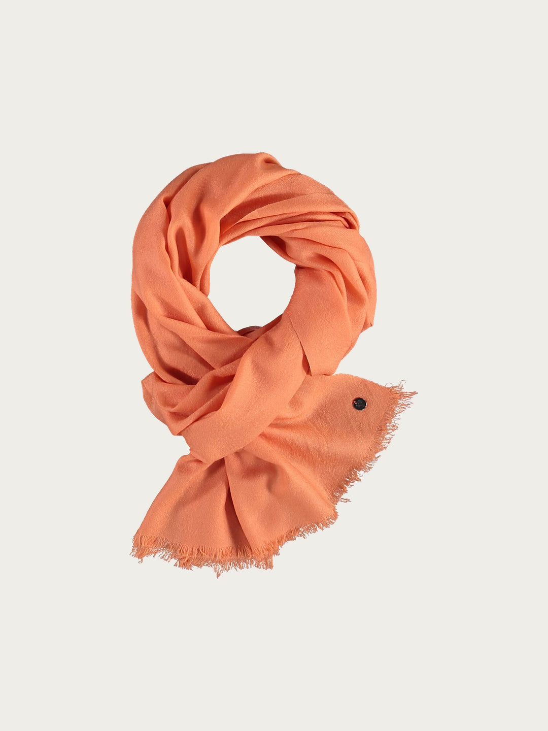 Einfarbiger Schal aus reiner Wolle