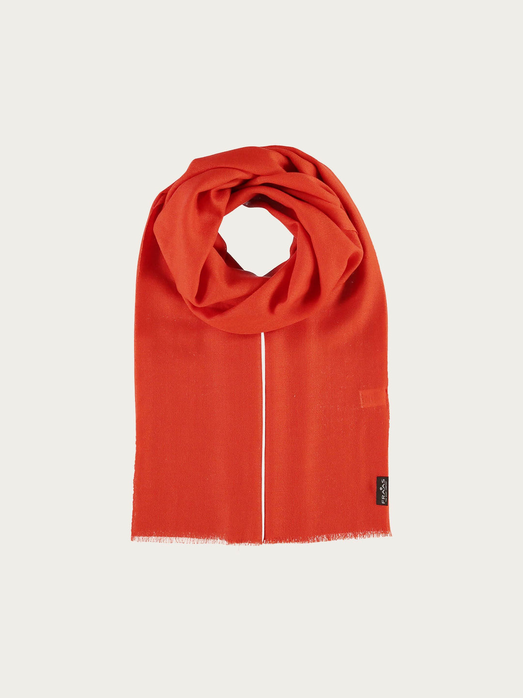 Einfarbiger Schal aus reiner Wolle