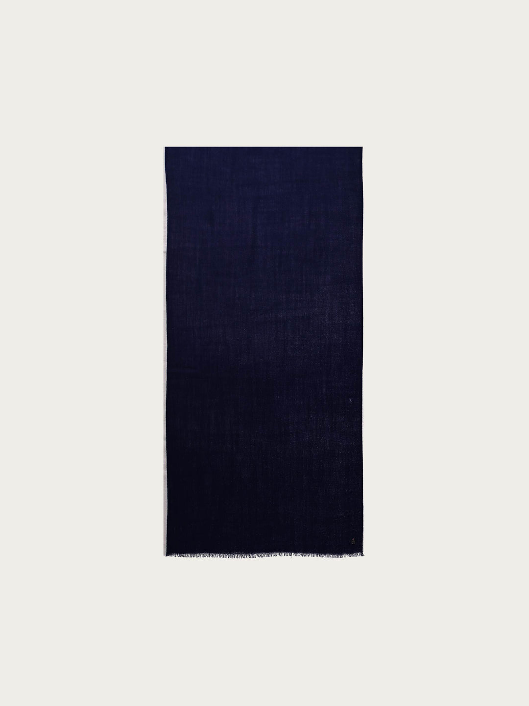 Einfarbiger Schal aus reiner Wolle