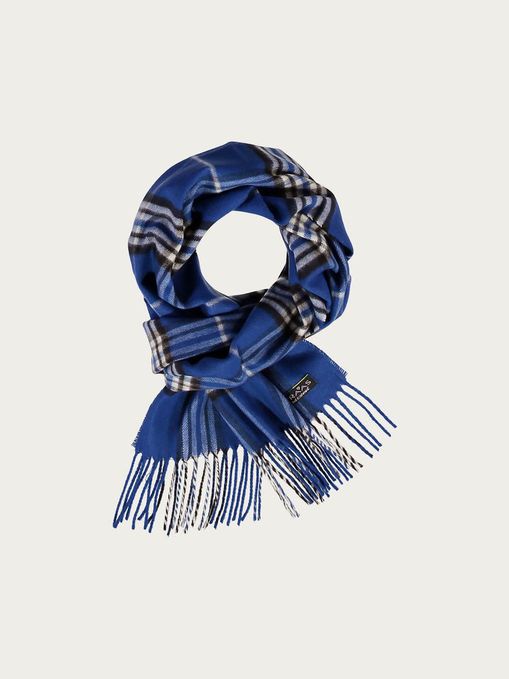 Schmaler Cashmink-Schal mit FRAAS Plaid Karo