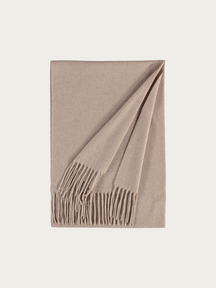 Cashmink-Schal mit Fransen