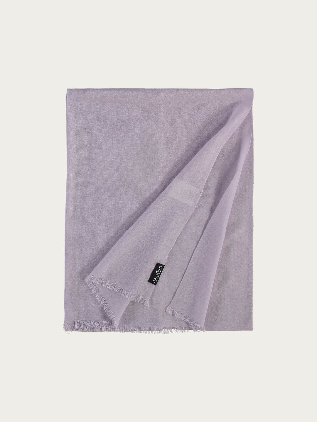 Einfarbiger Schal aus reiner Wolle