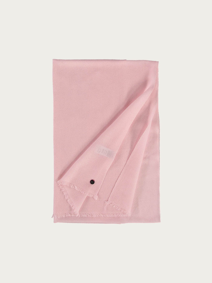 Einfarbiger Schal aus reiner Wolle