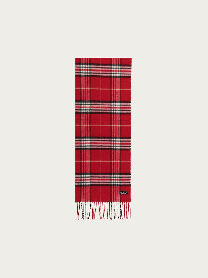Schmaler Cashmink-Schal mit FRAAS Plaid Karo