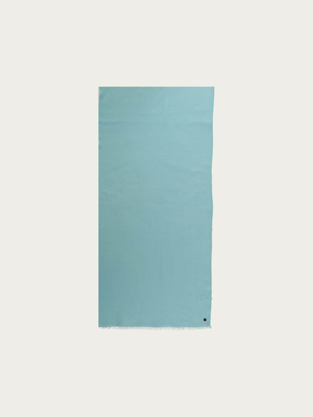 Einfarbiger Schal aus reiner Wolle