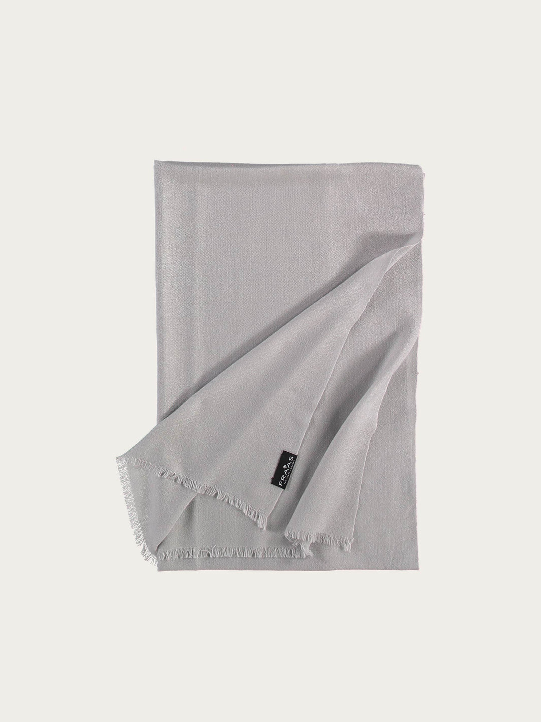 Einfarbiger Schal aus reiner Wolle